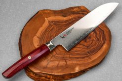 סכין סנטוקו זאנמאי 180מ"מ אדום SG2