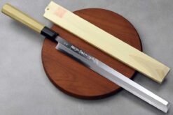 סכין סושי (טאקוהיקי) יאמאוואקי 270מ”מ Aogami#2